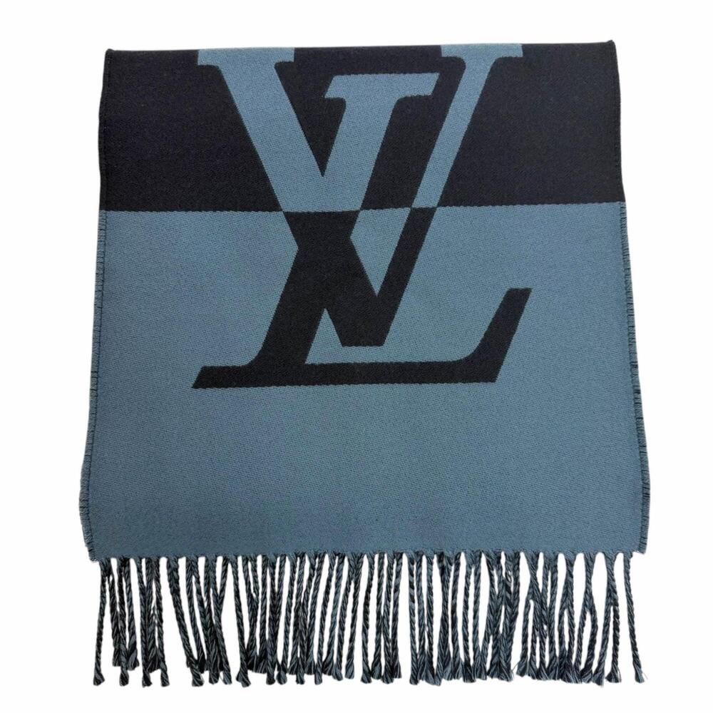 LOUIS VUITTON (Louis Vuitton) 2024 Model M78399 Stole/Scarf, Graphic Dual Woo...